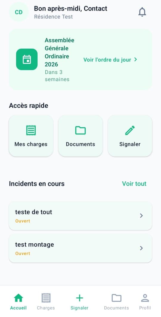Application mobile Coproo