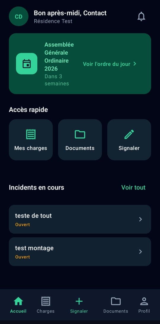 Application mobile Coproo
