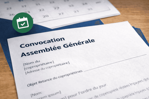 Modele de Convocation a l Assemblee Generale